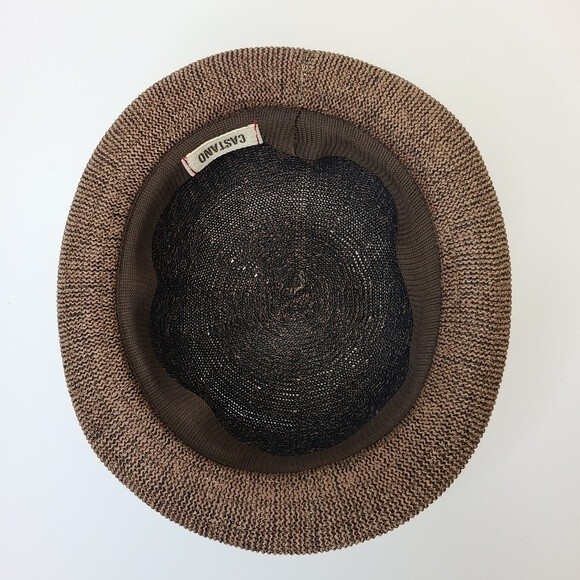 Castano Brown Fedora Straw Hat main image 6